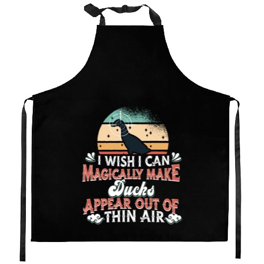 Duck Hunting Kitchen Aprons