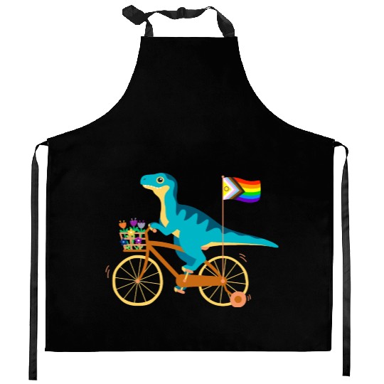 velociraptor Kitchen Aprons