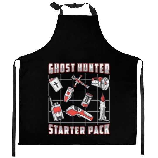 Ghost Hunter Starter Pack Paranormal Ghost Hunting Kitchen Aprons