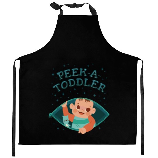 Peek-a-Toddler child play fun Peek-a-Toddler child Kitchen Aprons