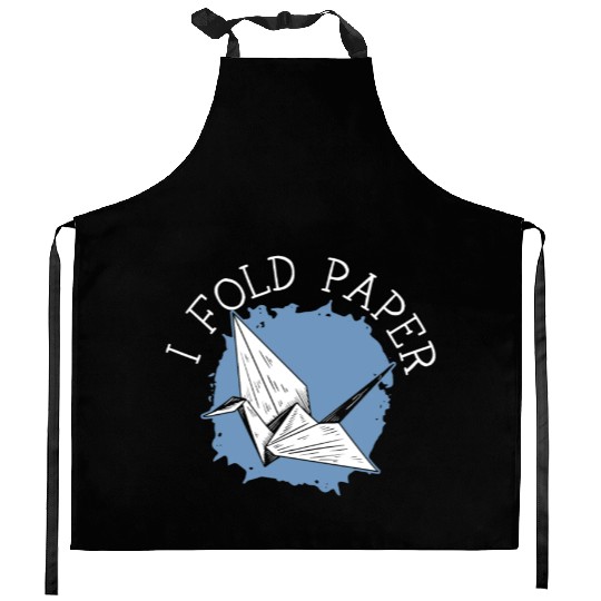 I Fold Paper Japanese Origami Master Paper Cranes Kitchen Aprons