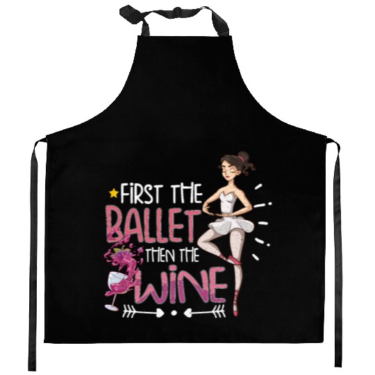 Ballet Ballerina Dance Dancer Dancing Ballet Gift Kitchen Aprons