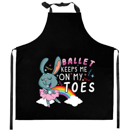 Ballet Ballerina Dance Dancer Dancing Ballet Gift Kitchen Aprons