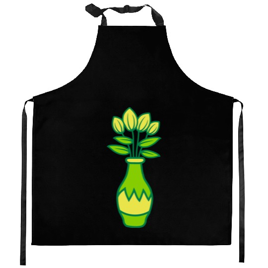 Beautiful tulips flower vase Kitchen Aprons