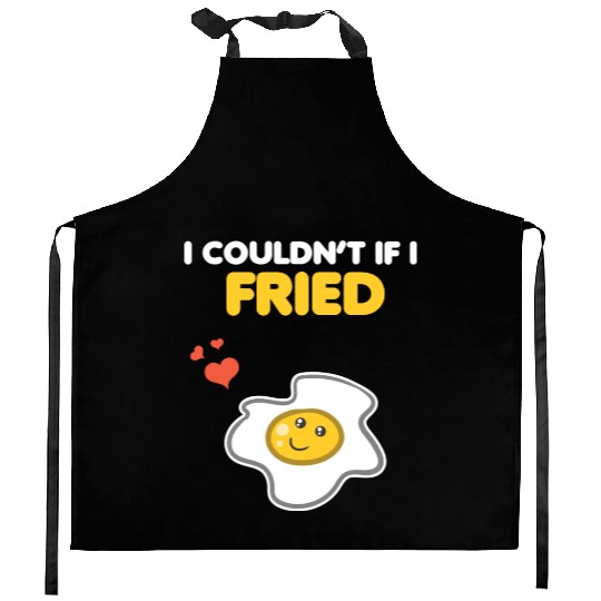 Matching Couple Funny Egg & Bacon Romantic Pun Kitchen Aprons