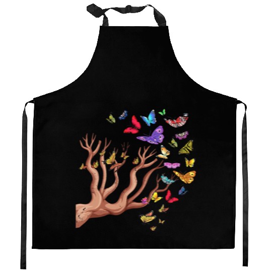 Monarch Butterflies Nature Butterfly Kitchen Aprons