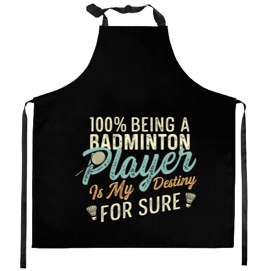 Badminton my Destiny Badminton Contestant Gift Kitchen Aprons