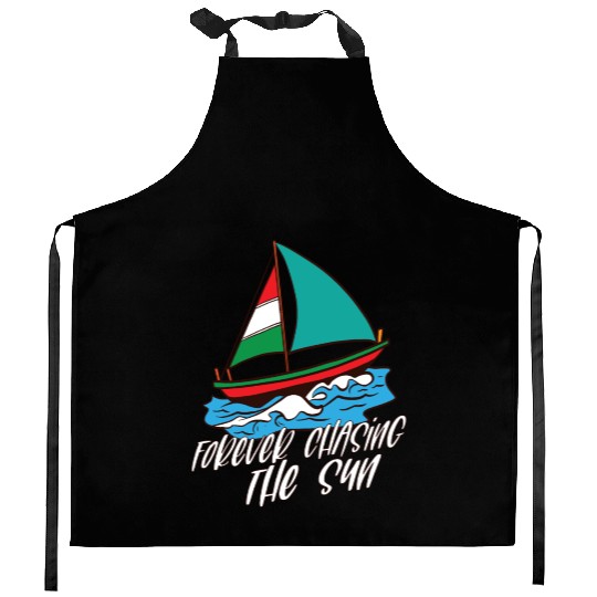 Sailing Sailboat Boating Retirement Plan Yacht Kitchen Aprons