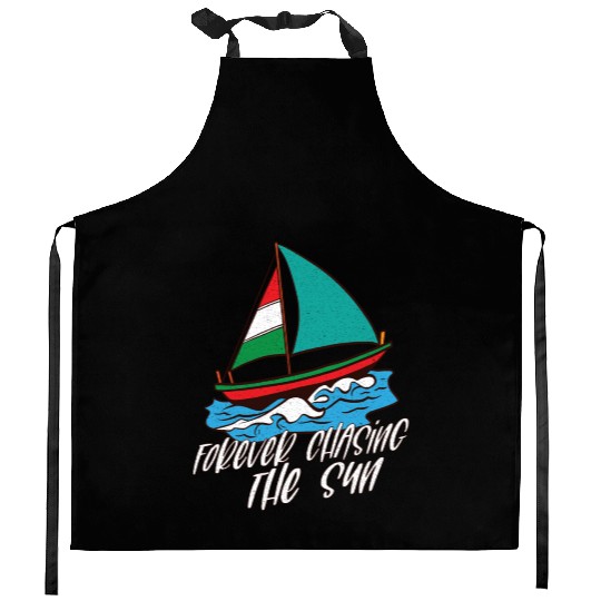 Sailing Sailboat Boating Retirement Plan Yacht Kitchen Aprons