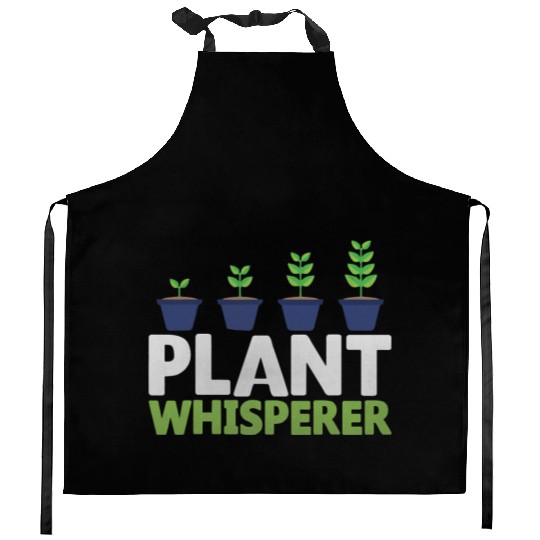 Funny Plant Whisperer Novelty Kitchen Aprons