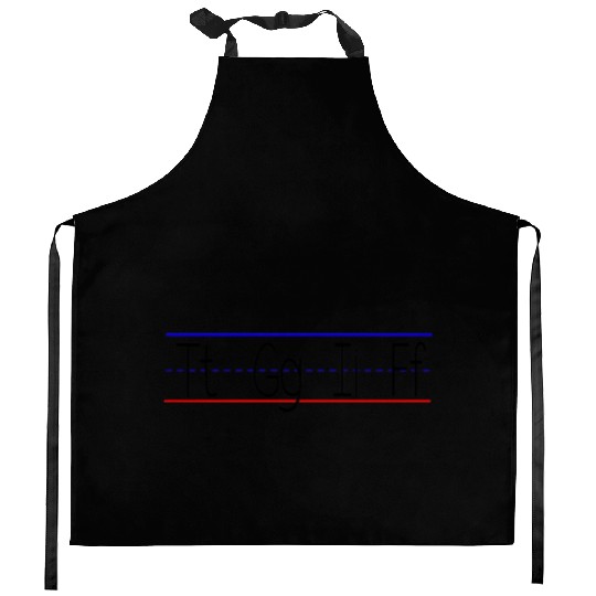 TGIF funny teacher thank god it's friday quote Kitchen Aprons