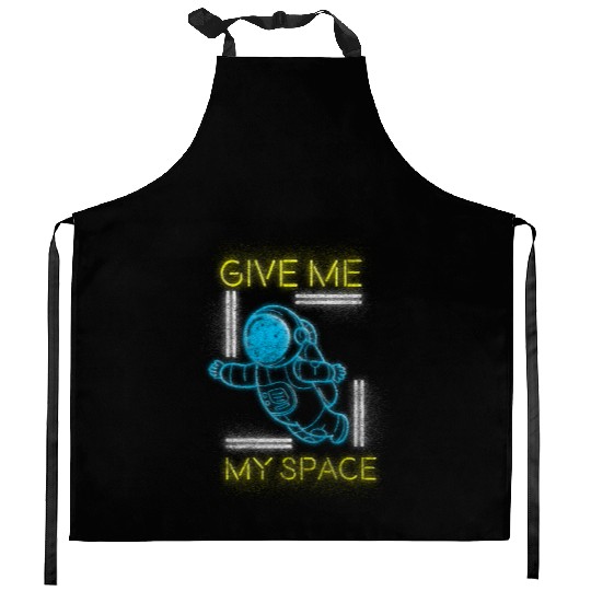 Retro Neon Art Nerd Old School Kitchen Aprons