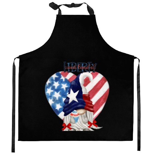 Sweet Land Of Liberty Kitchen Aprons