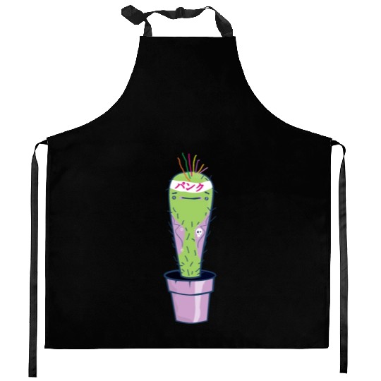 Punk rock cactus. Kitchen Aprons