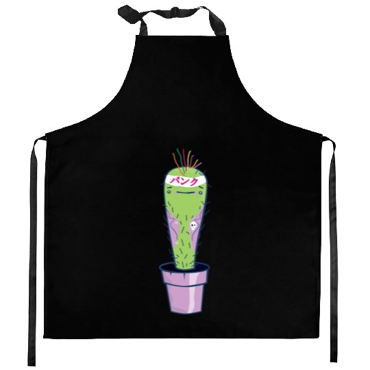 Punk rock cactus. Kitchen Aprons