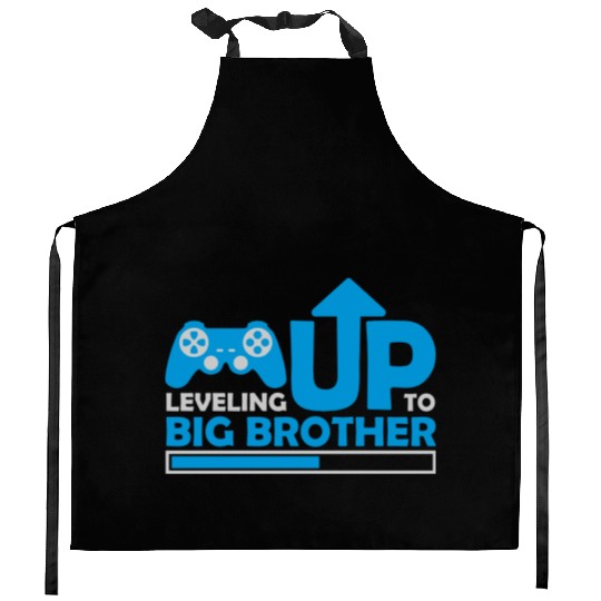 Leveling up big brother Kitchen Aprons