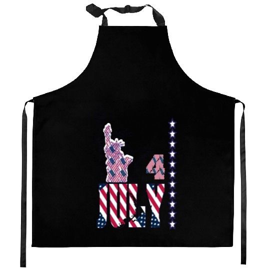 Independence Since 1776 Fourth July Kitchen Aprons