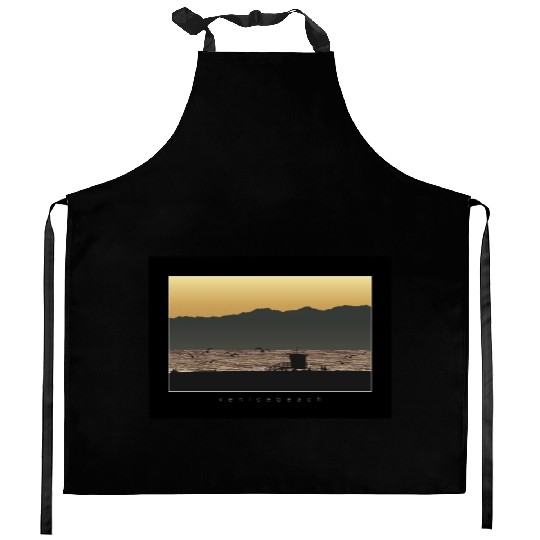 Venice Beach California Sunset Kitchen Aprons