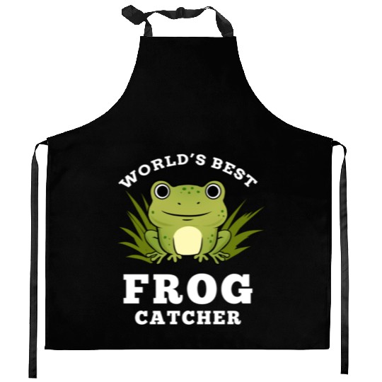 World s Best Frog Catcher For Herpetologist New Kitchen Aprons