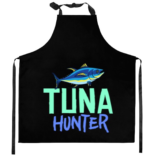 Red Tuna Fish Bluefin Fishing Salad Kitchen Aprons