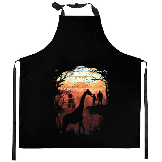 The Last of Us Joel and Ellie Family Kitchen Aprons
