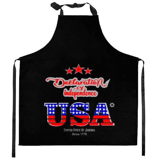 Declaration of Independence 1776 -Independence Day Kitchen Aprons