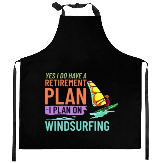 Windsurfing Board Sail Paddle Windsurfer Kitchen Aprons