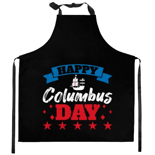 Columbus Day Italian Pride Kitchen Aprons