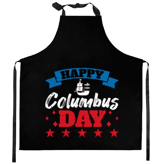 Columbus Day Italian Pride Kitchen Aprons