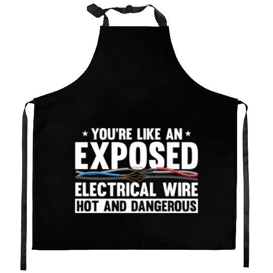 Electrician Electrical Engineer Lineman Kitchen Aprons