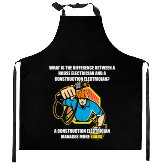 Electrician Electrical Engineer Lineman Kitchen Aprons