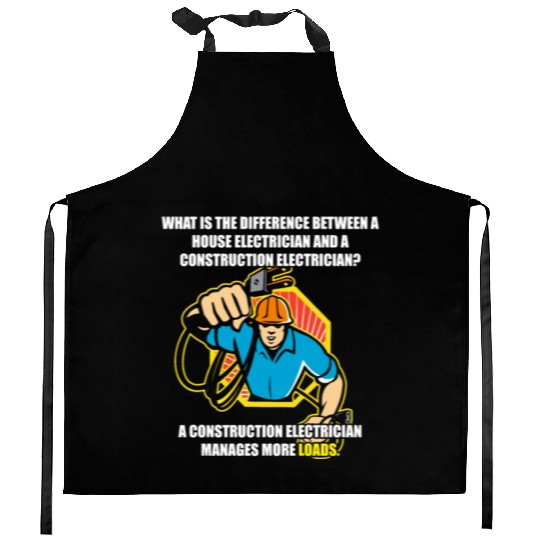 Electrician Electrical Engineer Lineman Kitchen Aprons