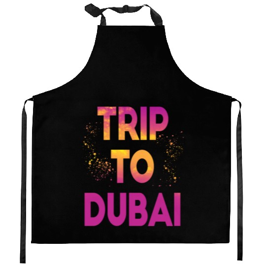 Trip To Dubai Kitchen Aprons