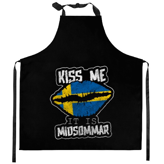 Sweden Summer Solstice Feast Day Kitchen Aprons