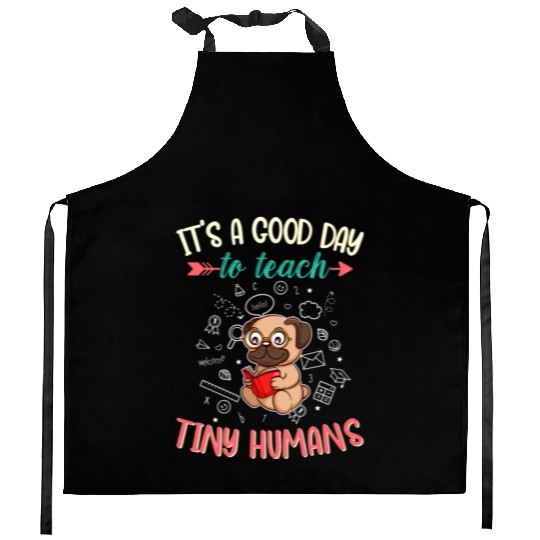 Good Day To Teach Tiny Humans Elementary Teacher Kitchen Aprons