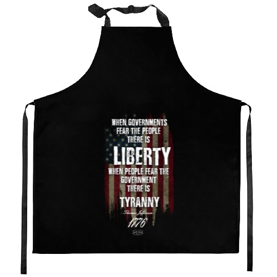 Liberty versus Tyranny Kitchen Aprons