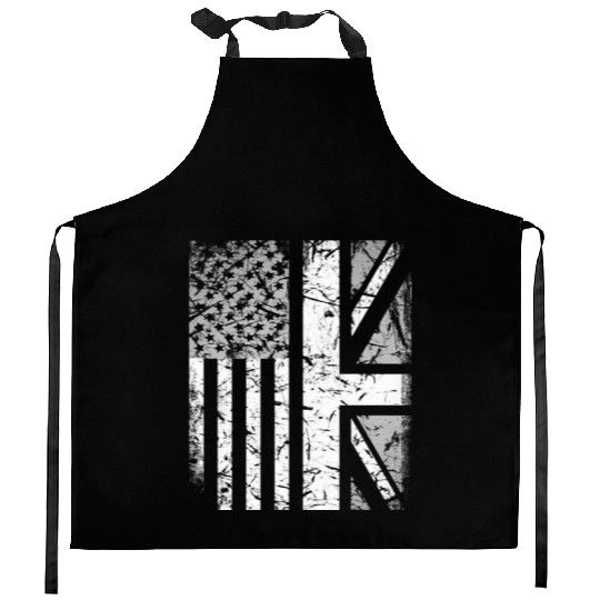 American Flag British Flag US UK Stars Stripes Kitchen Aprons