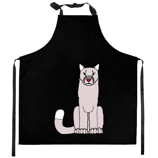 Mountain Lion DK Kitchen Aprons