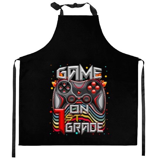 1st Video Game Boy Kitchen Aprons Video Game Back to School