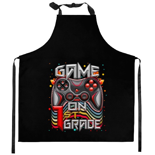 1st Video Game Boy Kitchen Aprons Video Game Back to School
