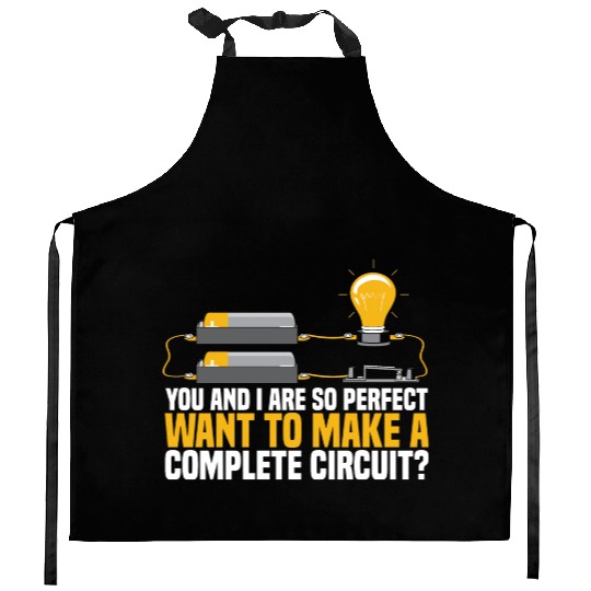 Electrician Electrical Engineer Lineman Kitchen Aprons