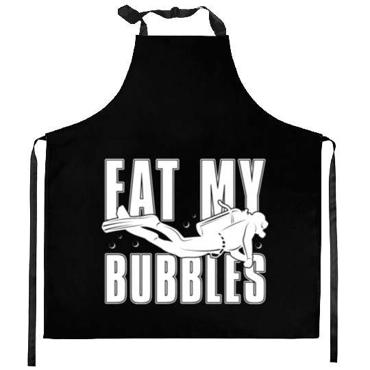 Scuba Diving Diver Kitchen Aprons