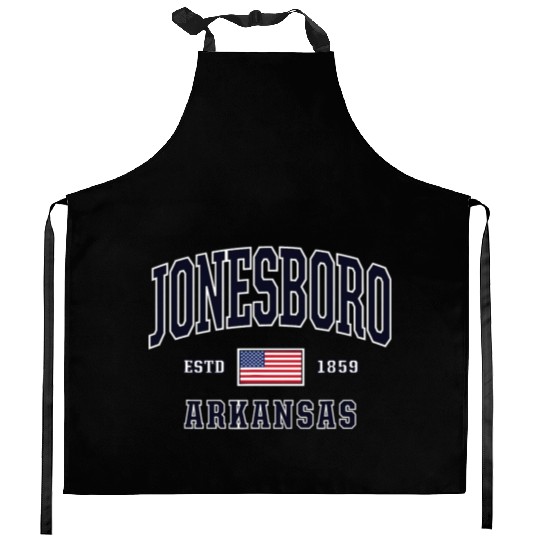 USA FLAG Stars Stripes Jonesboro Arkansas Kitchen Aprons