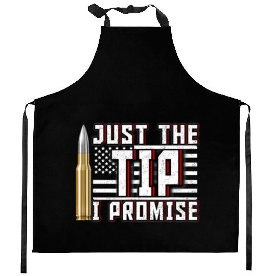 USA American Flag 4th July Bullet Stars Stripes Kitchen Aprons