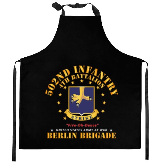 Army 4th Battalion 502nd Infantry Berlin Brigade X Kitchen Aprons
