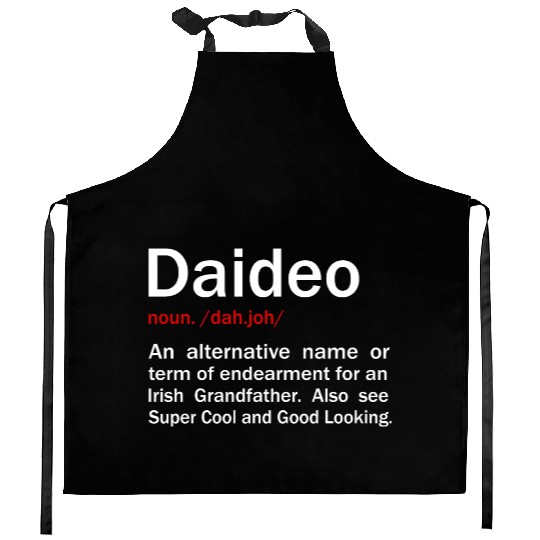 Daideo Irish Grandfather Irish Grandad Kitchen Aprons