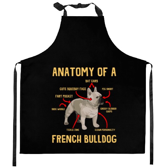 Unique French Bulldog Lovers Cute T Kitchen Aprons