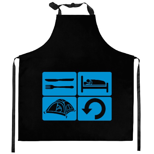 Daily Repeat Wilderness Camping Kitchen Aprons