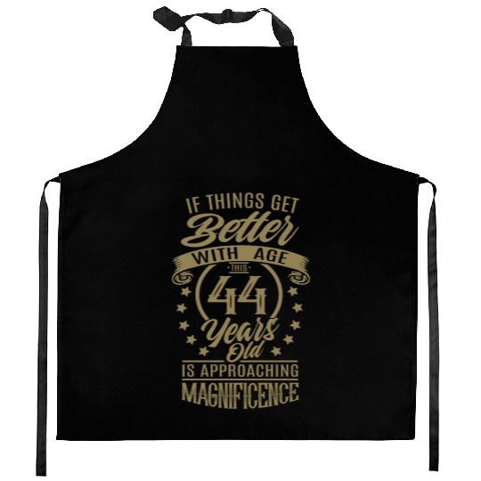 When things get better with age Kitchen Aprons