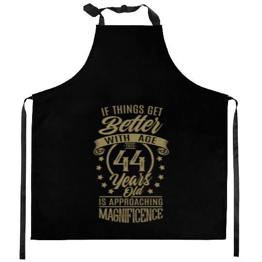 When things get better with age Kitchen Aprons